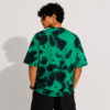 ZELQUAR™ Premium 260 GSM heavyweight  Embroidered Tie-Dye Oversized T-Shirt.