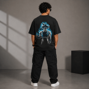Goku Ultra Instinct Oversized T-Shirt | 240 GSM Premium Cotton Men's Classic T-Shirt