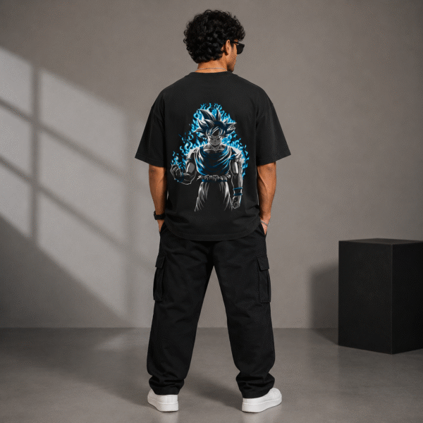 Goku Ultra Instinct Oversized T-Shirt | 240 GSM Premium Cotton Men's Classic T-Shirt