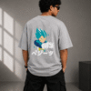 ZELQUAR™ Dragon Ball Vegeta Oversized T-Shirt | 240 GSM Premium Cotton | Men's Oversized Classic T-Shirt