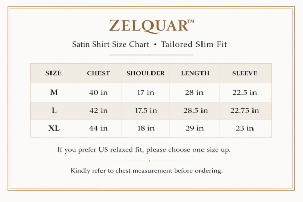 ZELQUAR™ Satin Shirt for Men, Premium Smooth Fabric, Regular Fit, Burgundy Red, Long Sleeve, Party and Casual Wear