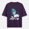 ZELQUAR™ Dragon Ball Vegeta Oversized T-Shirt | 240 GSM Premium Cotton | Men's Oversized Classic T-Shirt