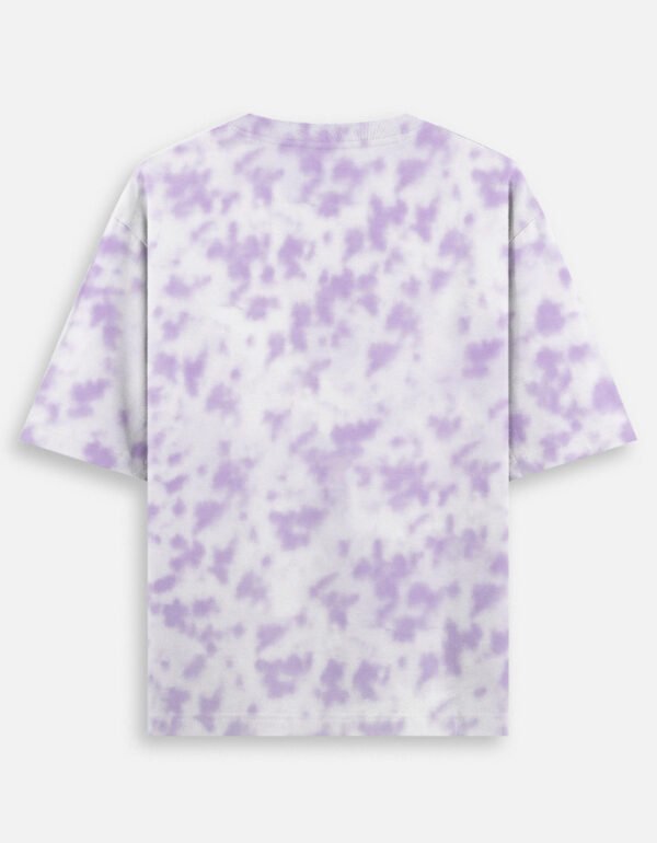 ZELQUAR™ Premium Embroidered Tie-Dye Oversized T-Shirt | 260 GSM Heavyweight Cotton Blend |