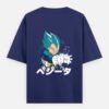 ZELQUAR™ Dragon Ball Vegeta Oversized T-Shirt | 240 GSM Premium Cotton | Men's Oversized Classic T-Shirt