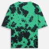 ZELQUAR™ Premium 260 GSM heavyweight  Embroidered Tie-Dye Oversized T-Shirt.