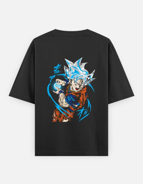 Goku Ultra Instinct Oversized Men's T-Shirt | 240 GSM Premium Cotton | Unisex Oversized Classic T-Shirt