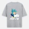 ZELQUAR™ Dragon Ball Vegeta Oversized T-Shirt | 240 GSM Premium Cotton | Men's Oversized Classic T-Shirt