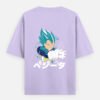 ZELQUAR™ Dragon Ball Vegeta Oversized T-Shirt | 240 GSM Premium Cotton | Men's Oversized Classic T-Shirt